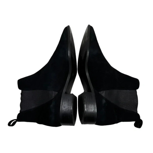 & Other Stories Black Suede Chelsea Bootie Size 39 US 9 - Picture 6 of 11